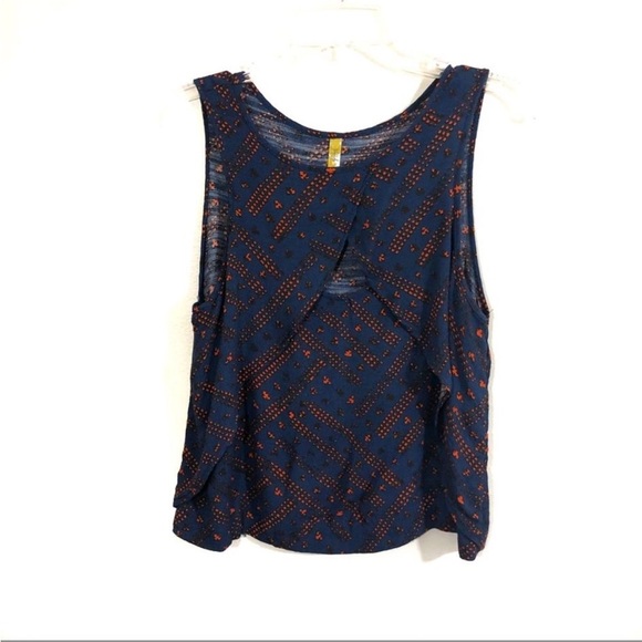 Free People Batik print flutter open front tank - Picture 4 of 6